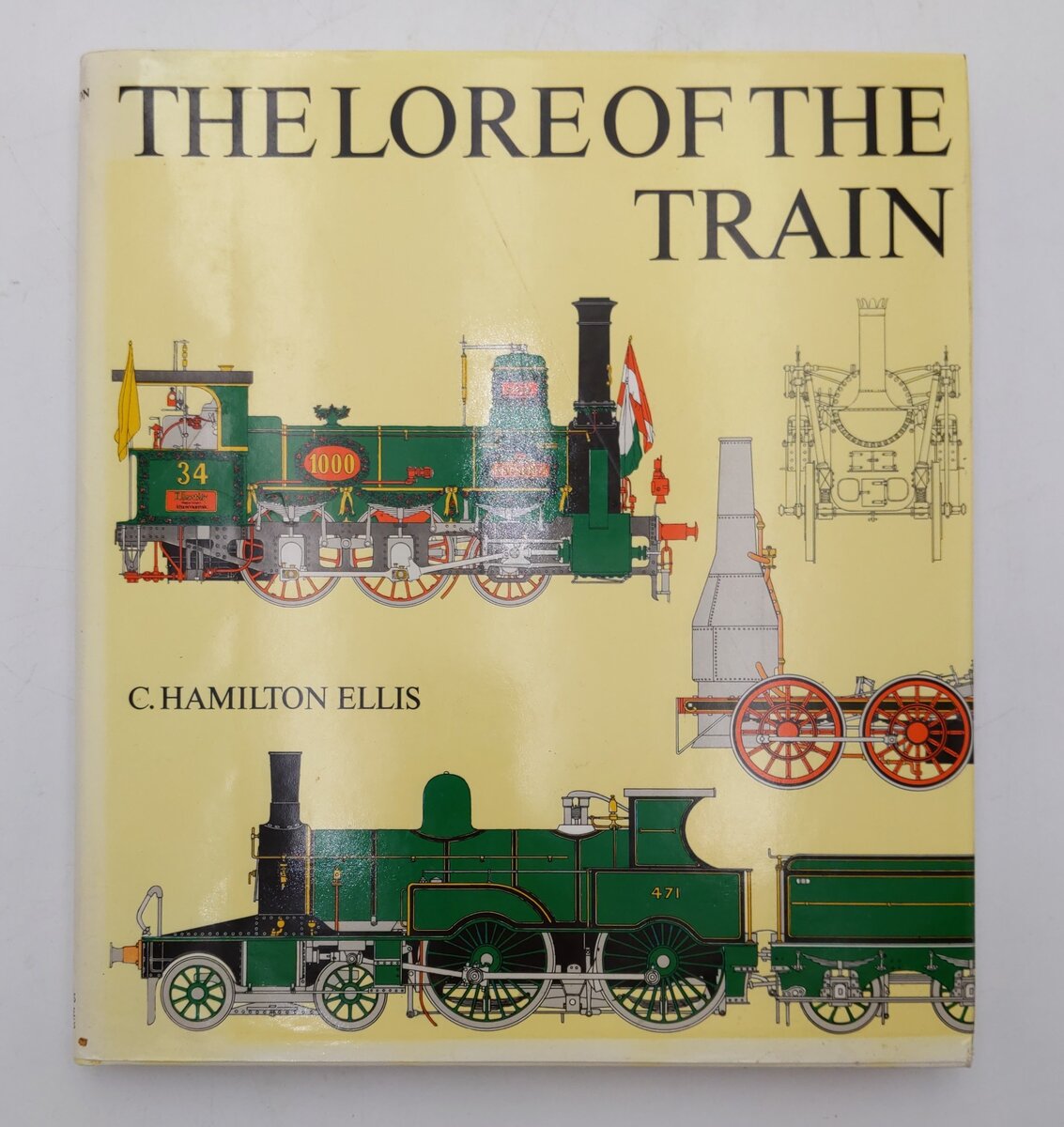 The Lore of the Train Hardcover Book By C. Hamilton Ellis EX