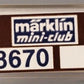 Marklin 8670 Z Burlington Northern American Style Caboose Car #10469 LN/Box