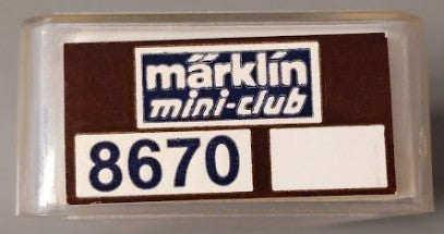Marklin 8670 Z Burlington Northern American Style Caboose Car #10469 LN/Box
