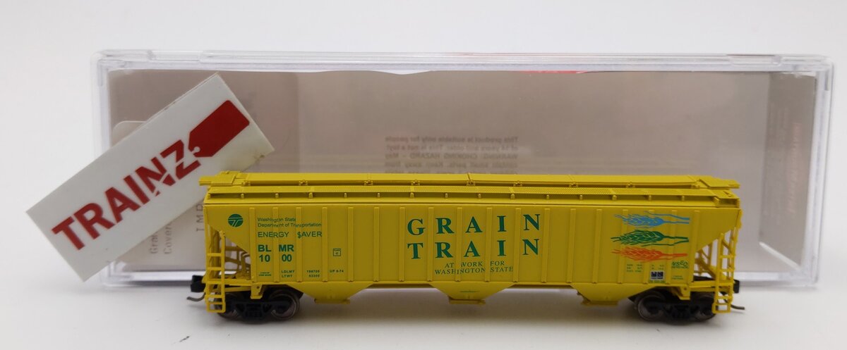 InterMountain 65330-01 N Scale Grain Train Rib Sided 3-Bay Hopper #1000 LN/Box
