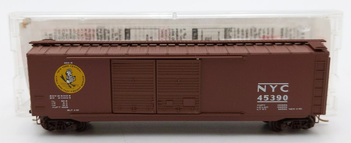 Micro-Trains 03400220 N Scale NYC 50' Standard Double Door Boxcar #45390 LN/Box