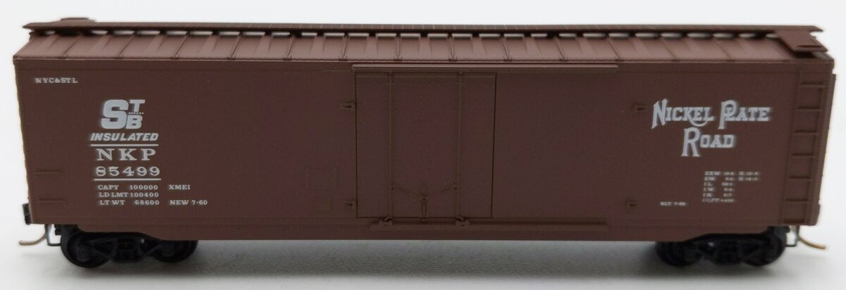 Micro-Trains 03200080 N 50' Nickel Plate Road Steel Plug Door Boxcar #85499 LN/Box