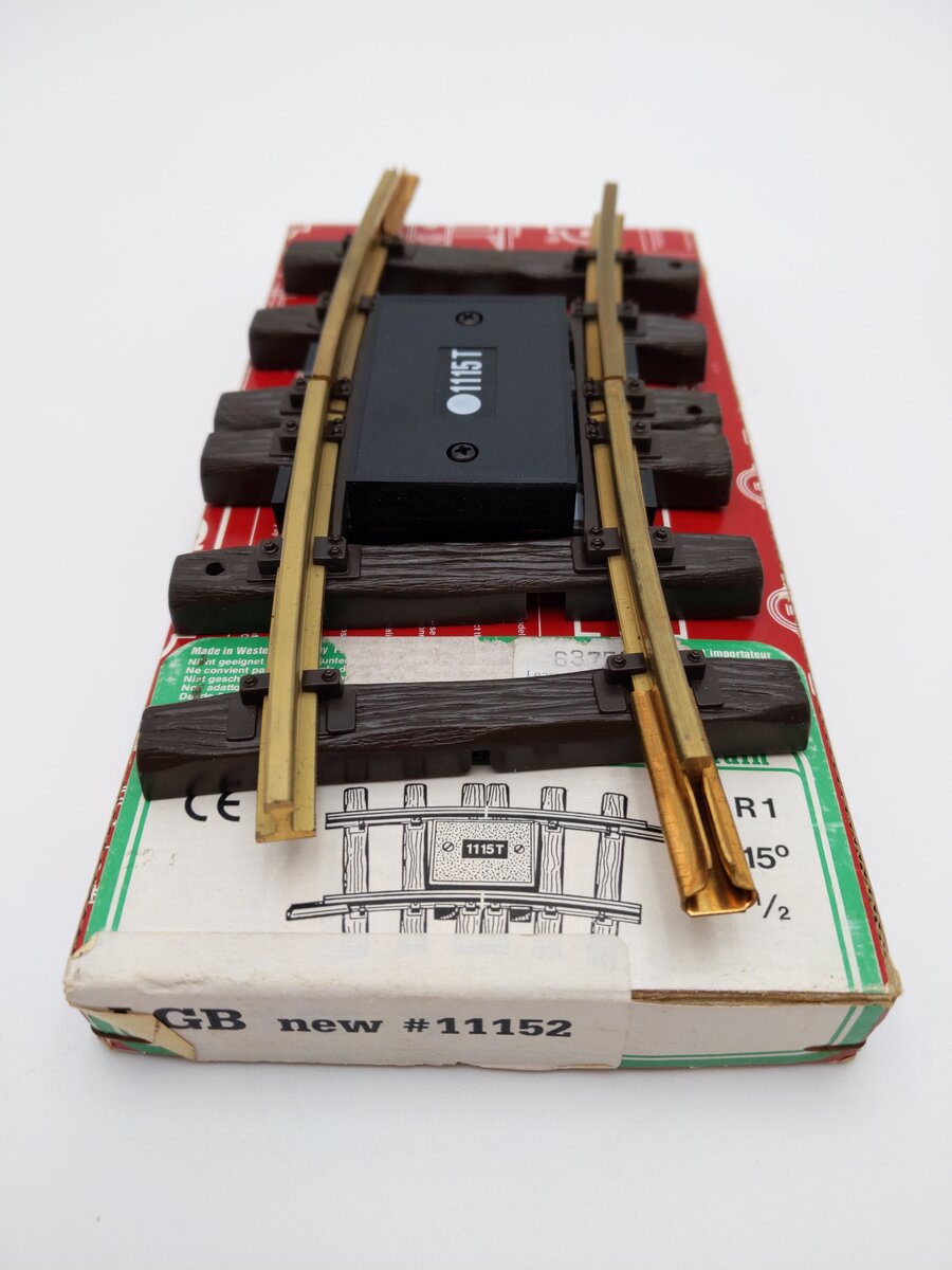 LGB 11152 G R1 15° Curved Separation Track EX/Box