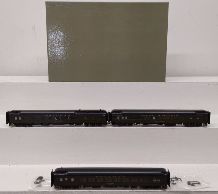 Challenger Imports 2459.1 HO BRASS GN Passenger Car Set (Set of 3) EX/Box
