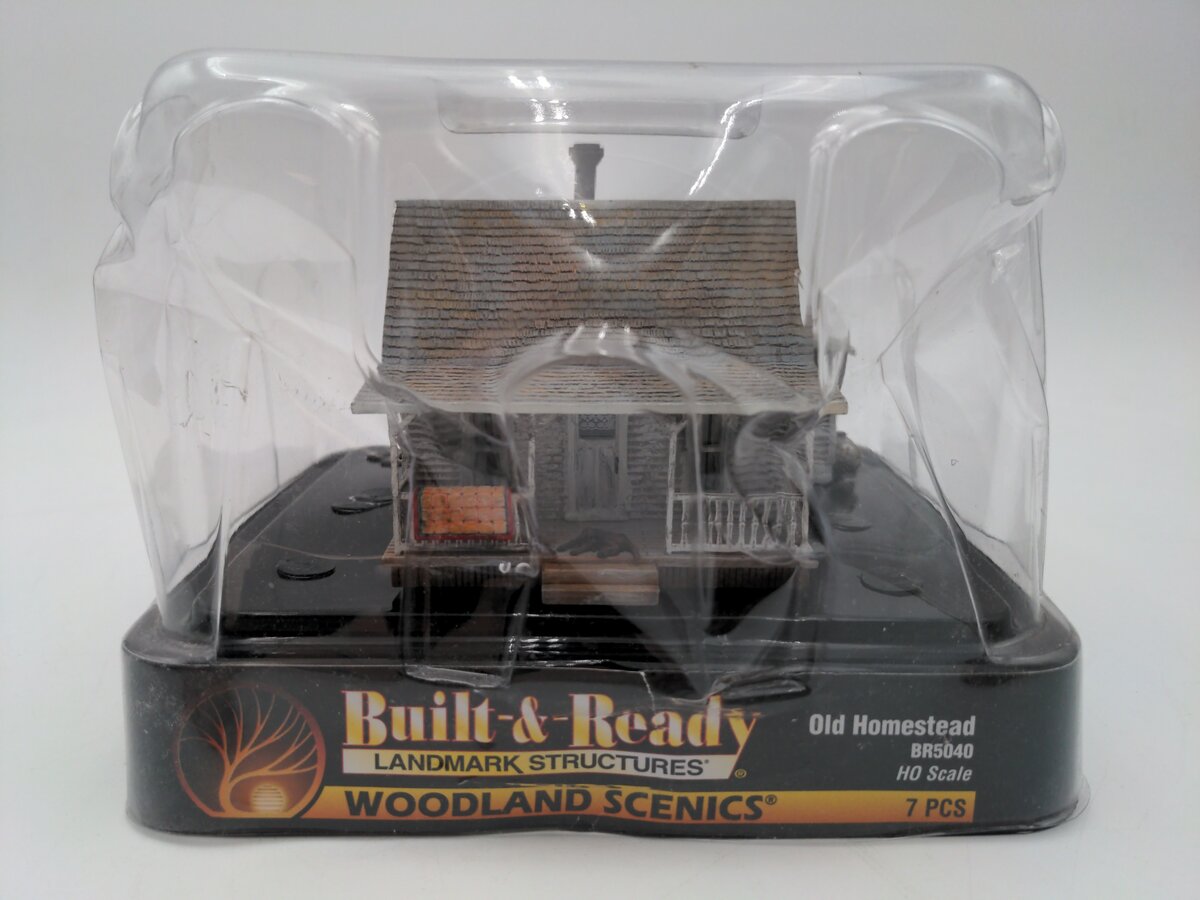 Woodland Scenics BR5040 HO Built-&-Ready Old Homestead Building VG/Box