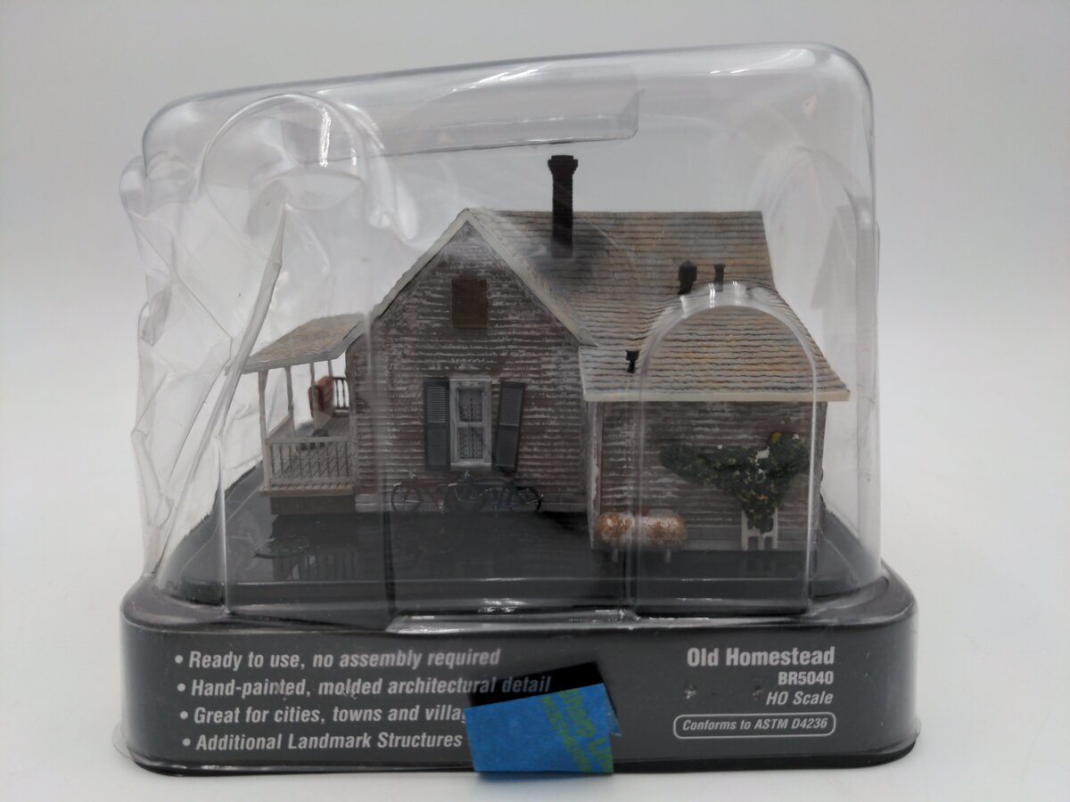 Woodland Scenics BR5040 HO Built-&-Ready Old Homestead Building VG/Box