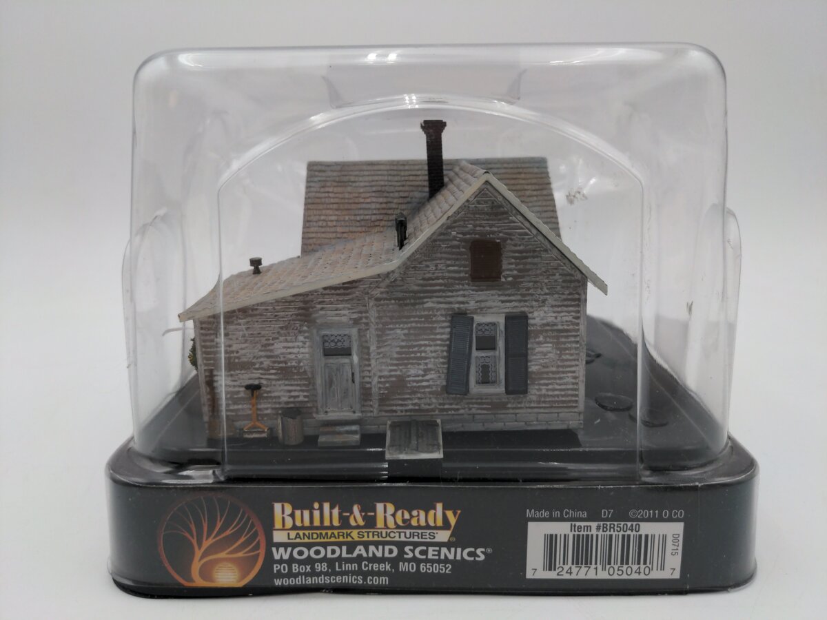 Woodland Scenics BR5040 HO Built-&-Ready Old Homestead Building VG/Box