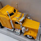 New-Ray 15333 1:43 Yellow & Silver Kenworth W900 Semi Truck and Trailer EX/Box