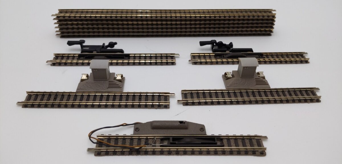 Fleischmann N Scale Assorted Track 9100/9108/9112/9114 [11] EX