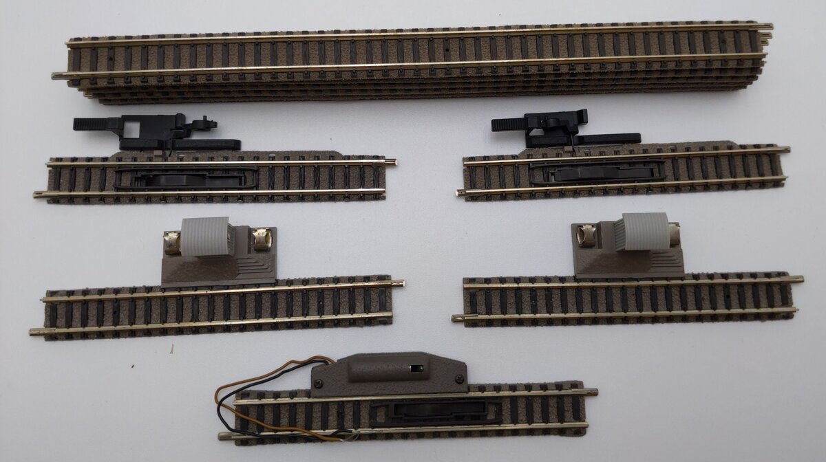 Fleischmann N Scale Assorted Track 9100/9108/9112/9114 [11] EX
