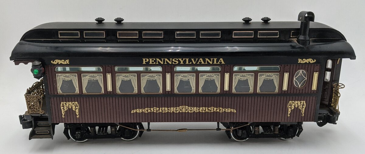 Aristo-Craft G Scale Pennsylvania Railroad Observation Passenger Car VG