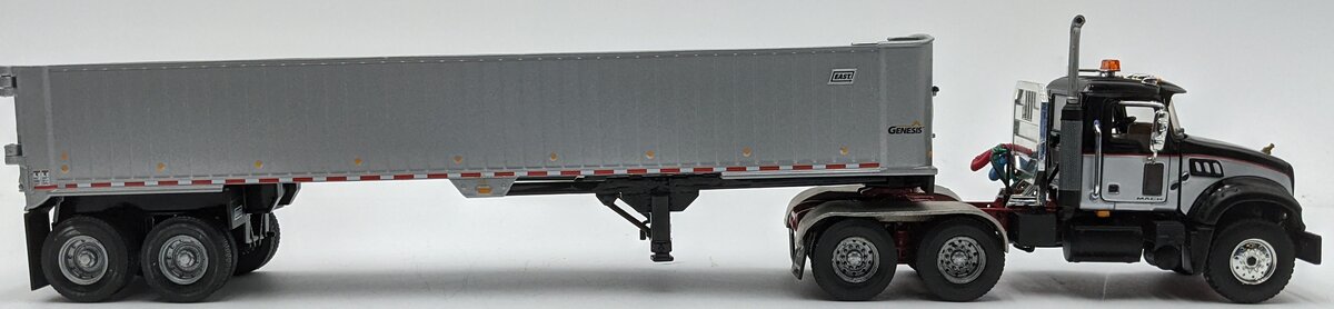 First Gear 50-3456 1:50 Diecast Mack Granite MP & East Genesis End Dump Trailer NIB