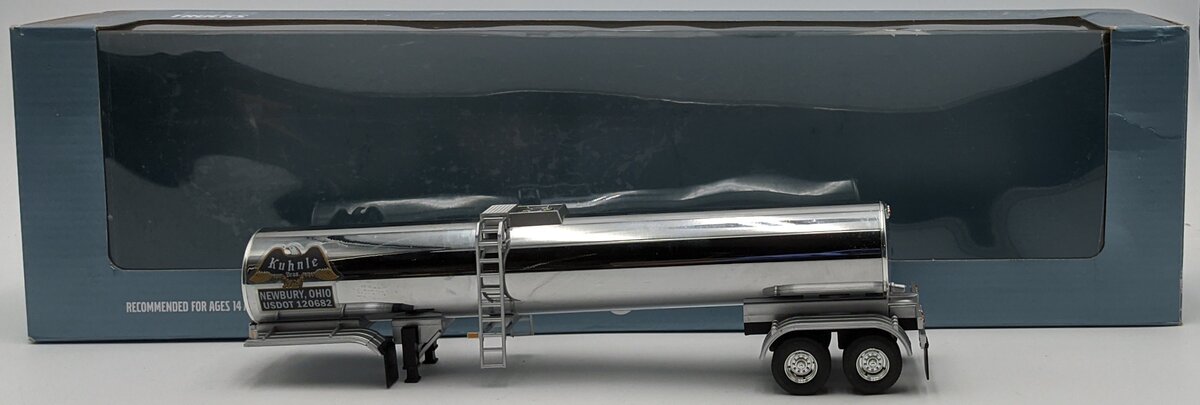First Gear 50-3368 1:50 Diecast Chrome Food Grade Tanker Trailer Kuhnle Bros LN/Box