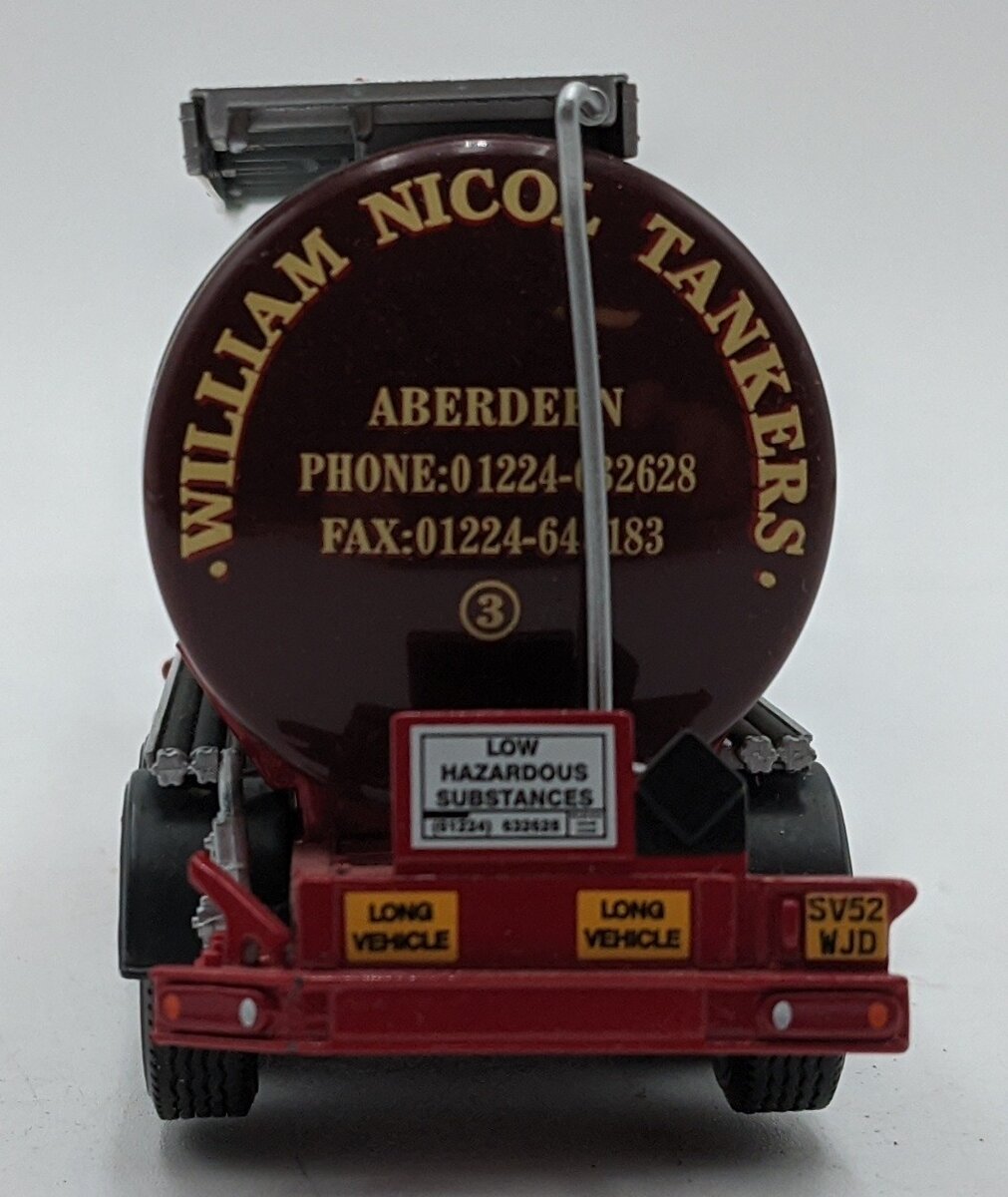 Corgi NO-8 1:50 Diecast 3 Axle Food Tank Trailer VG