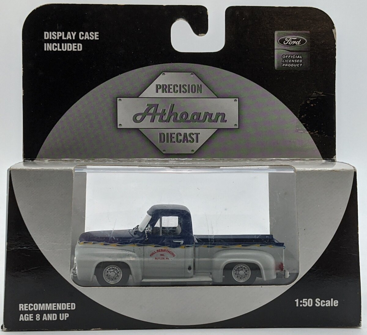 Athearn 90952 1:50 Diecast 1955 Ford F-100 Pickup Truck Blue/White EX