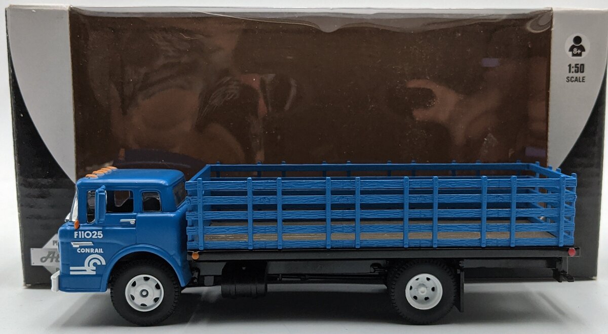 Athearn 90915 1:50 Blue Santa Fe Ford C Series Stake Bed Diecast NIB
