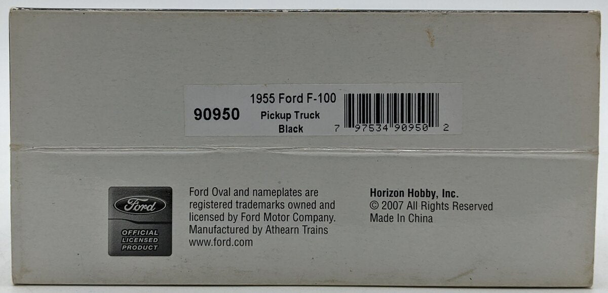 Athearn 90950 1:50 Diecast 1955 Ford F-100 Pickup Truck in Black NIB