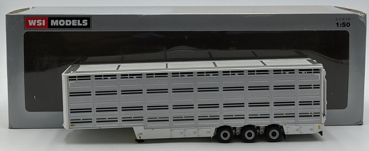 WSI 03-1123 1:50 Diecast Berdex 3 Axle Livestock Trailer VG/Box