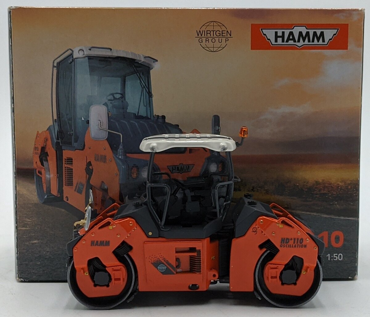 WSI 04-1032 1:50 Diecast Hamm HD 110 Roller w/ROPS NIB