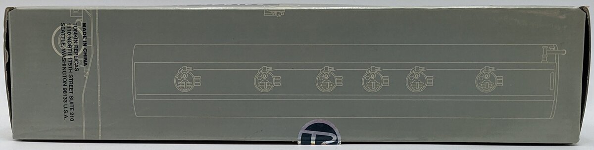 Tonkin T1942 1:50 Diecast Step Deck Trailer Silver NIB