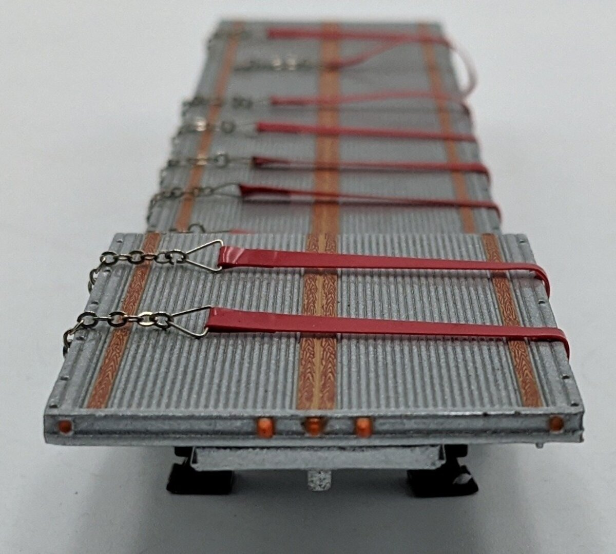 Tonkin T1942 1:50 Diecast Step Deck Trailer Silver NIB