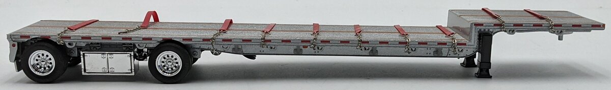 Tonkin T1942 1:50 Diecast Step Deck Trailer Silver NIB