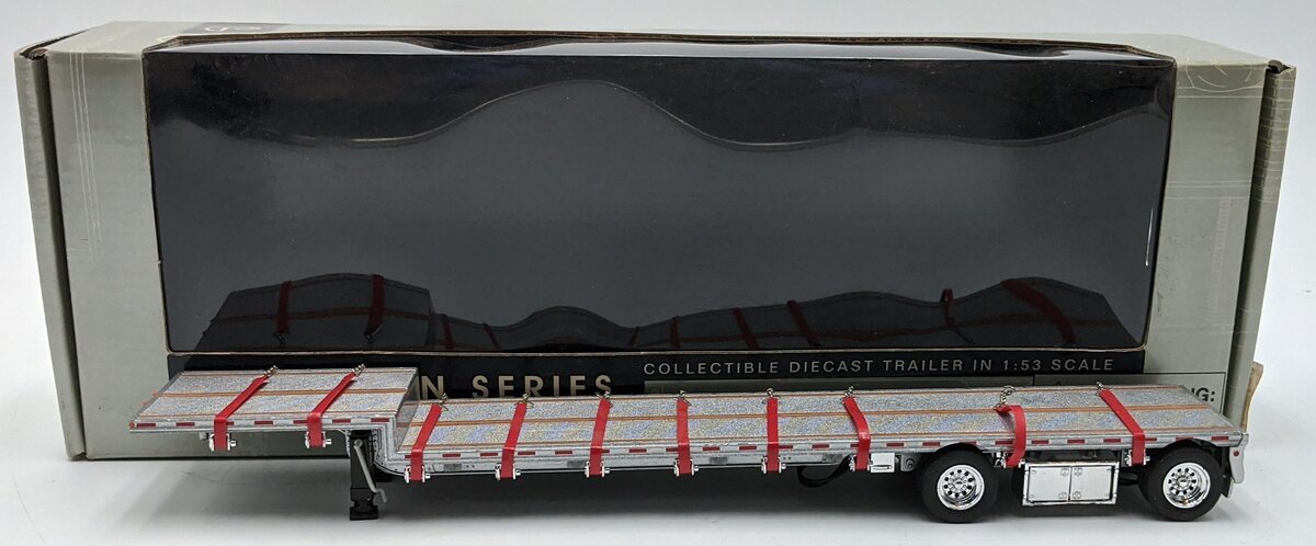 Tonkin T1942 1:50 Diecast Step Deck Trailer Silver NIB