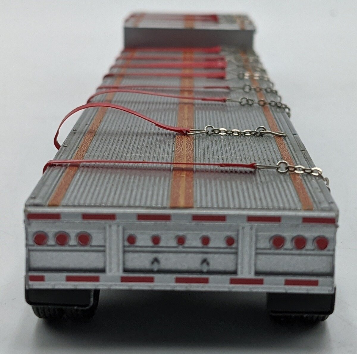 Tonkin T1942 1:50 Diecast Step Deck Trailer Silver NIB