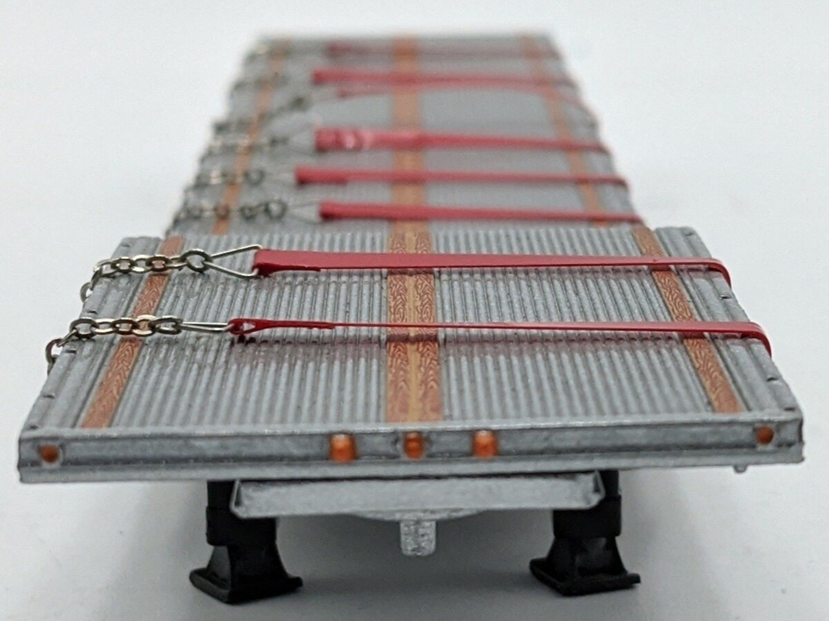Tonkin T1942 1:50 Diecast Step Deck Trailer Silver NIB