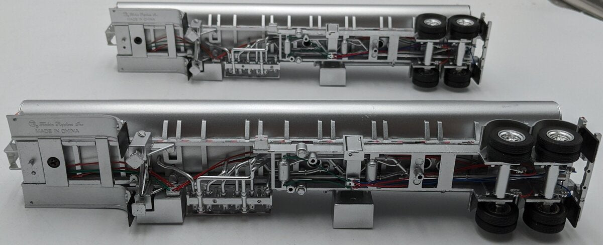 Tonkin T202 1:50 Diecast 2 Axle Hail Gasoline Tanker Trailers Set VG/Box