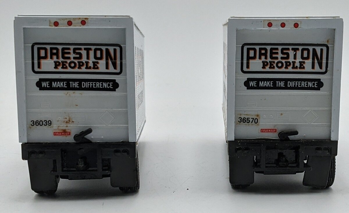 Tonkin T103 1:50 Diecast Set Of Double Trailers Preston Logo EX