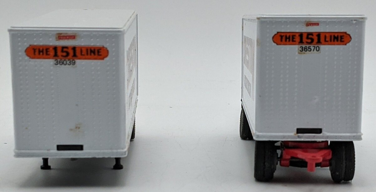 Tonkin T103 1:50 Diecast Set Of Double Trailers Preston Logo EX