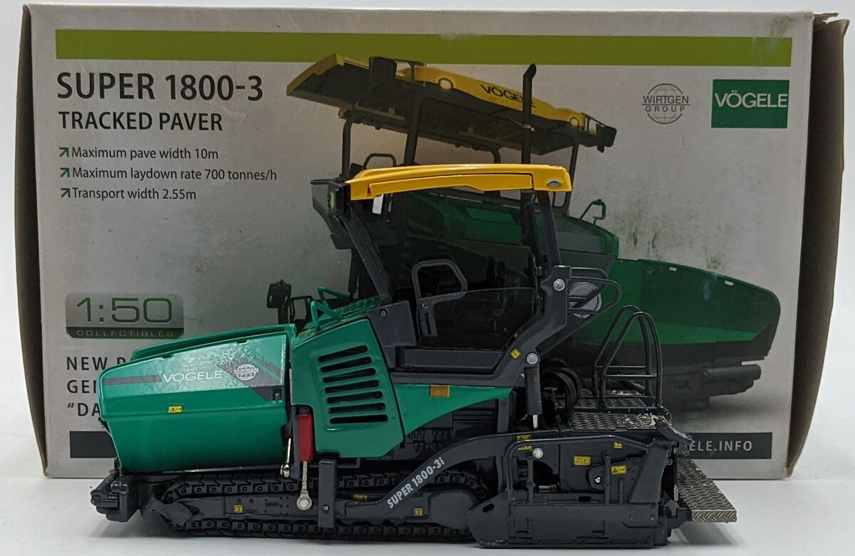 WSI 04-1078 1:50 Diecast Vogele 1800-3 Tracked Road Paver EX/Box