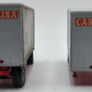 Tonkin T104 1:50 Diecast Set of Double Trailers Carolina Logo EX