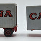 Tonkin T104 1:50 Diecast Set of Double Trailers Carolina Logo EX