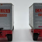 Tonkin T104 1:50 Diecast Set of Double Trailers Carolina Logo EX