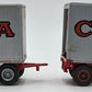 Tonkin T104 1:50 Diecast Set of Double Trailers Carolina Logo EX