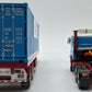Tekno 71269 1:50 Diecast Mack F700 Tractor w/Van Trailer VG/Box