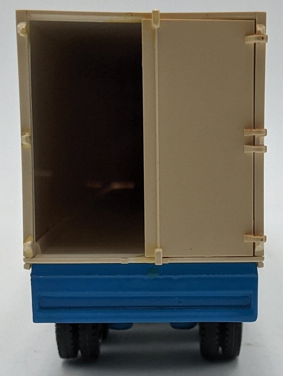 Tekno NO4 1:50 Diecast 2 Axle Van Trailer Big Blue Trucking VG