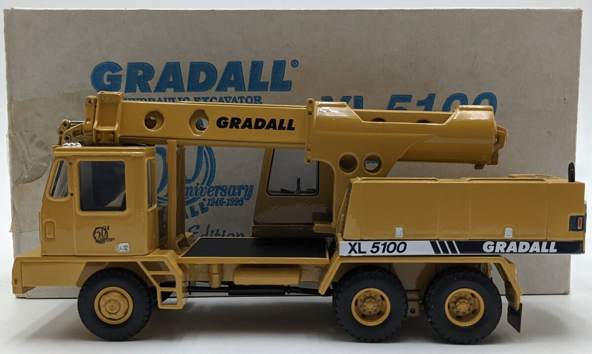 Hiram Construction Company 1:50 Diecast Gradall 5100 Excavator 50th Anniversary NIB