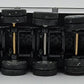 Custom Built 1:50 Diecast Custom Trout River 8 Axle Live Bottom Trailer Black/Box