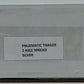 Custom Built 1:50 Diecast Custom 2 Axle Covered Pneumatic Trailer Silver/Box
