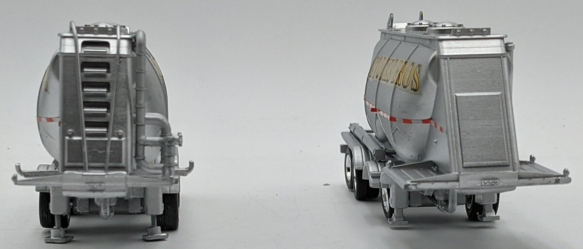 Custom Built 1:50 Diecast Custom Set Pneumatic Trailers w/Dolly (Set of 2)