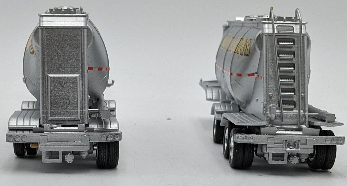 Custom Built 1:50 Diecast Custom Set Pneumatic Trailers w/Dolly (Set of 2)