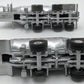 Custom Built 1:50 Diecast Custom Set Pneumatic Trailers w/Dolly (Set of 2)
