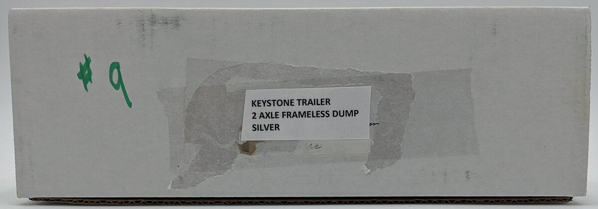 Custom Built 1:50 Diecast Custom 2 Axle Keystone Frameless Dump Trailer/Box