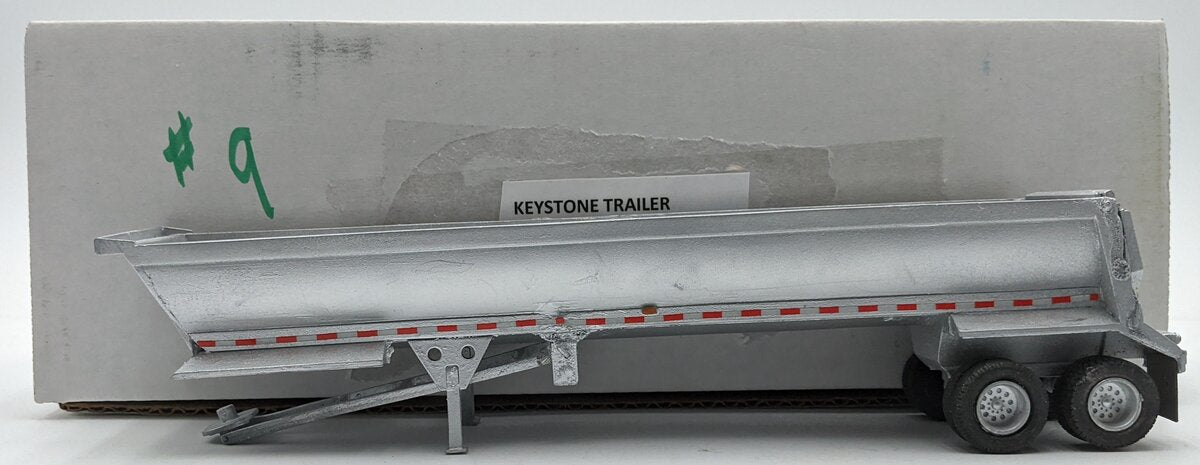 Custom Built 1:50 Diecast Custom 2 Axle Keystone Frameless Dump Trailer/Box