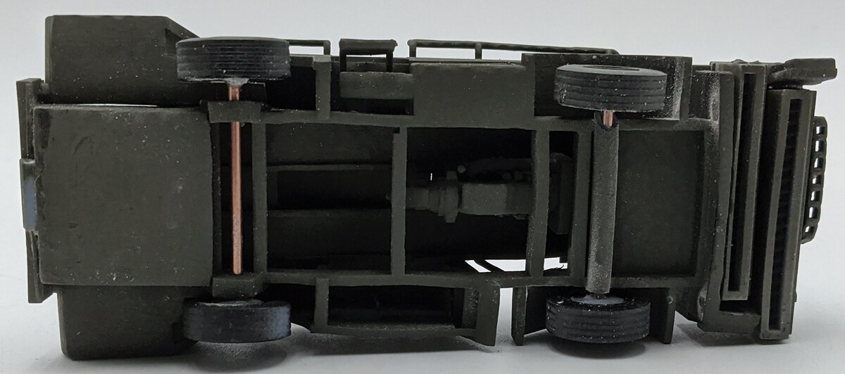Custom Built 1:50 Diecast Custom Etnyre Asphalt Chip Distributor - Military/Box