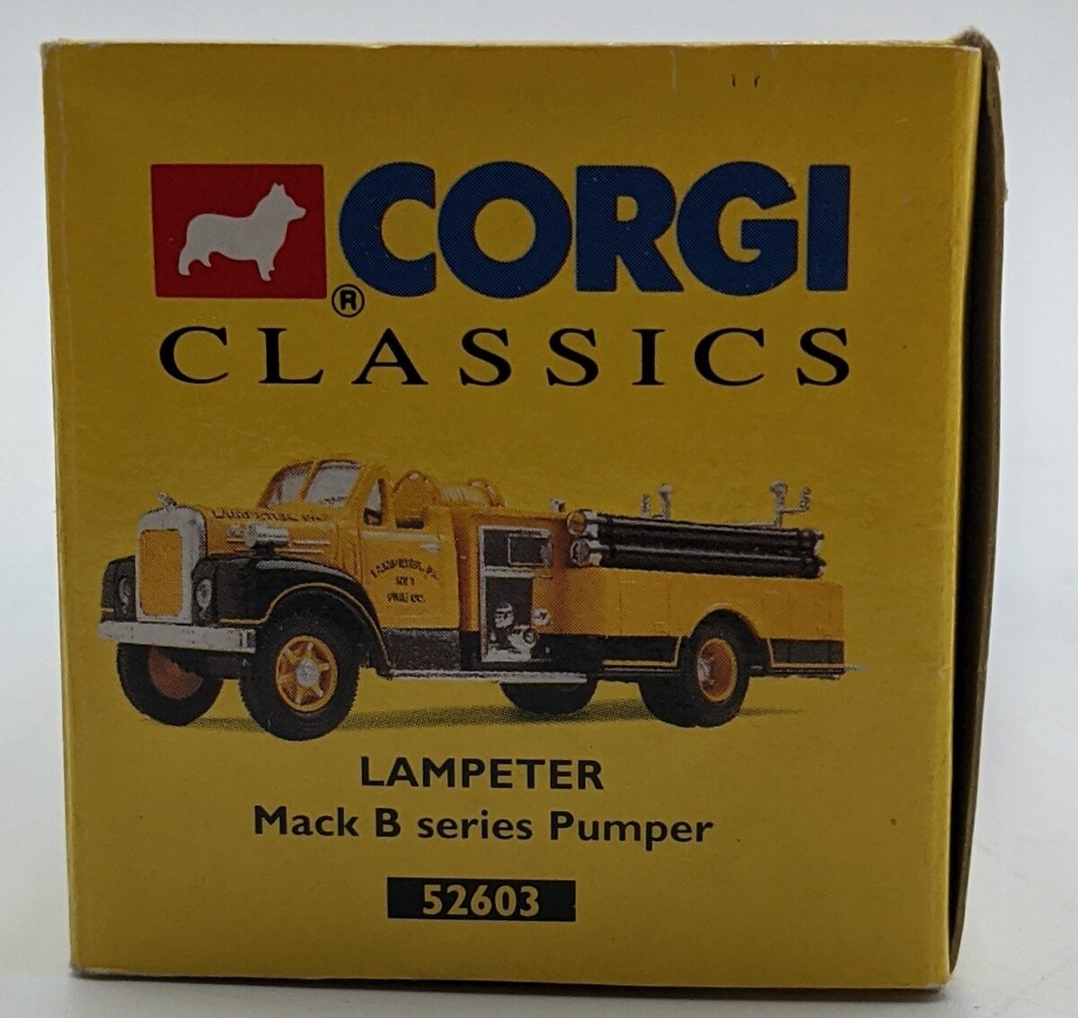 Corgi 52603 1:50 Diecast Lampeter Mack B Series Pumper NIB