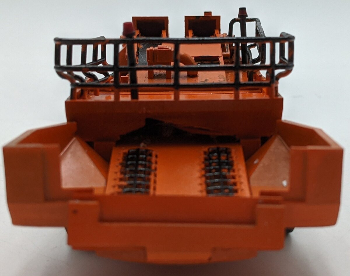 Custom Built 1:50 Diecast Custom Etnyre Asphalt Chip Distributor Orange/Box